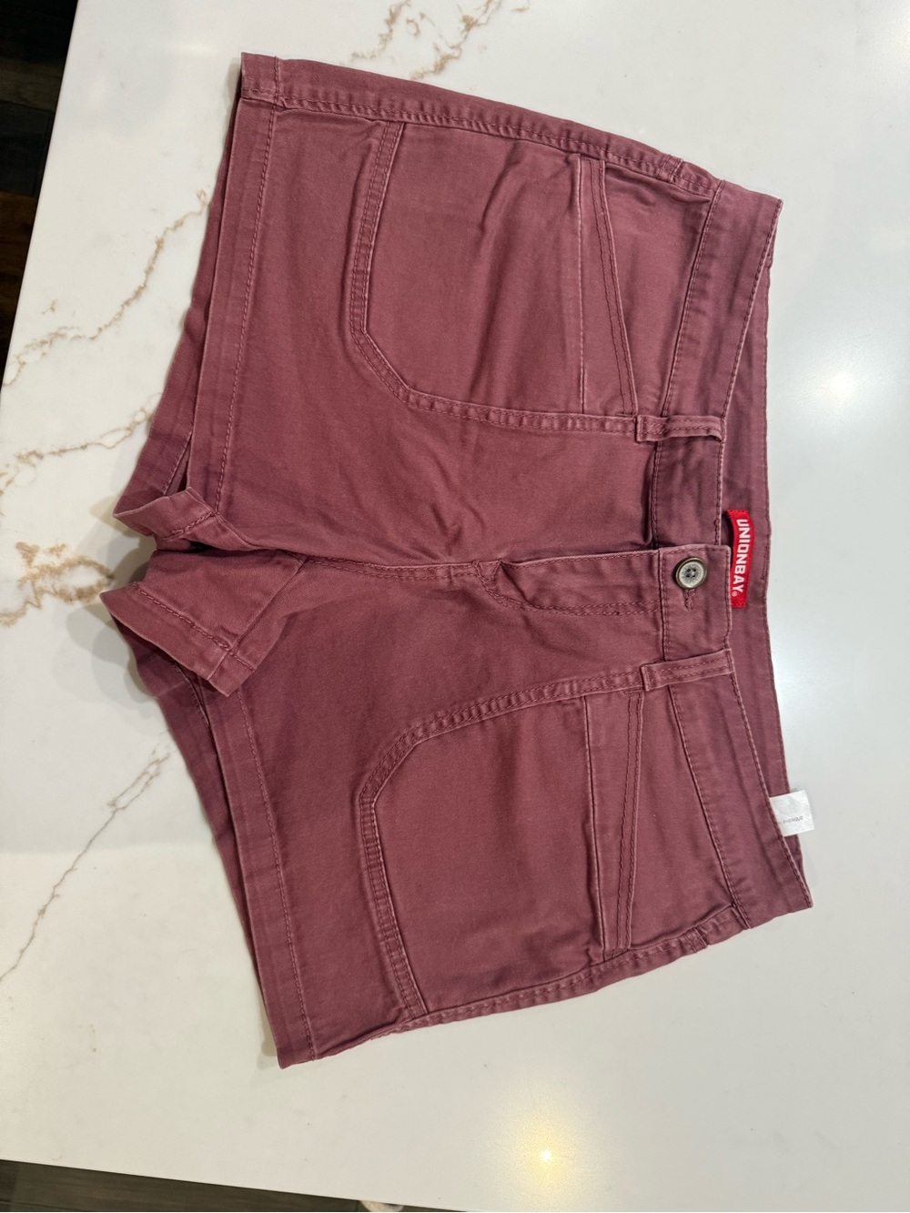 UNIONBAY Mauve-Pink Women's Denim Shorts